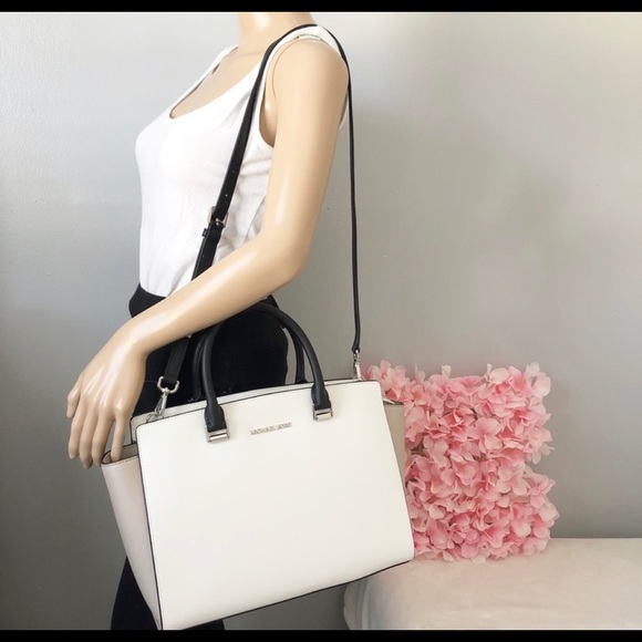 NWT MICHAEL KORS SATCHEL SELMA AND WALLET SET - Picture 6 of 6